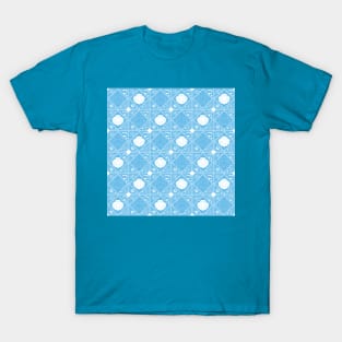 Light Blue Shell Mosaic T-Shirt